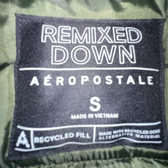 Aeropostale Green Puffer Jacket (Midweight) - Picture 7 of 7